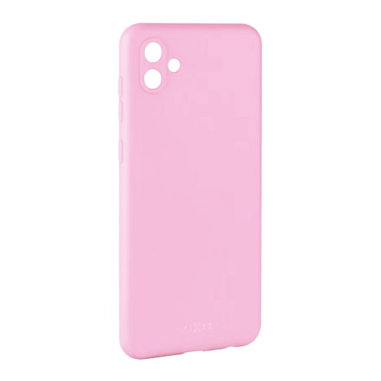 Capa de Silicone com Moldura de Câmera para Samsung Galaxy A04 Rosa